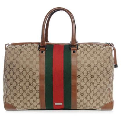 Gucci Monogram Web Duffle Bag 1 of 7