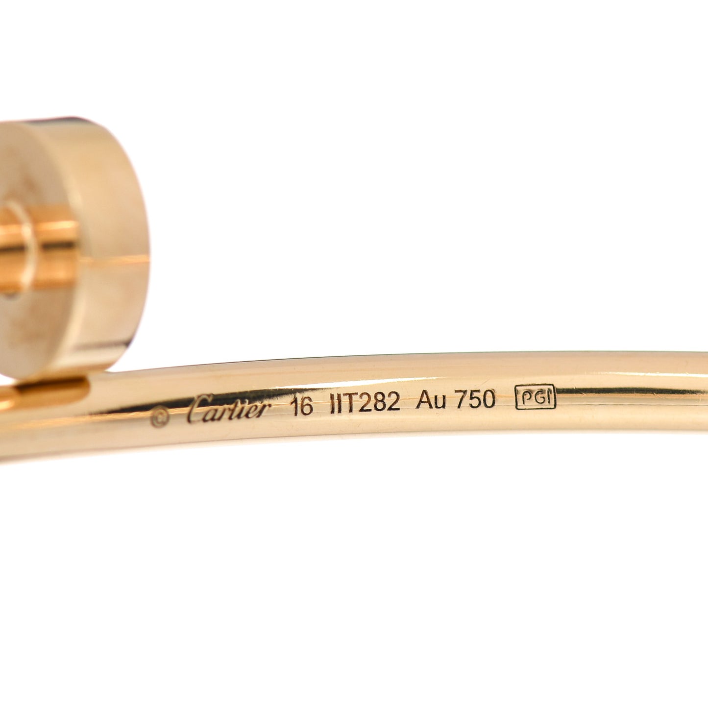 18K Yellow Gold Small Juste Un Clou Bracelet 16
