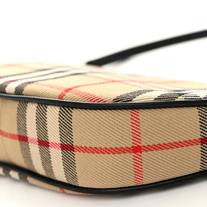 Burberry Vintage Check Calfskin Olympia Slim Pouch Archive Beige 10 of 10