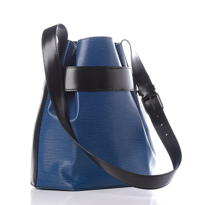 Louis Vuitton Epi Bi-Color Sac D'Epaule Toledo Black 2 of 9