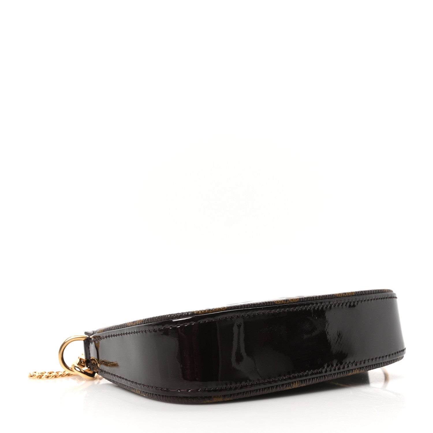 Louis Vuitton Vernis Monogram Mini Pochette Accessories Amarante 4 of 9