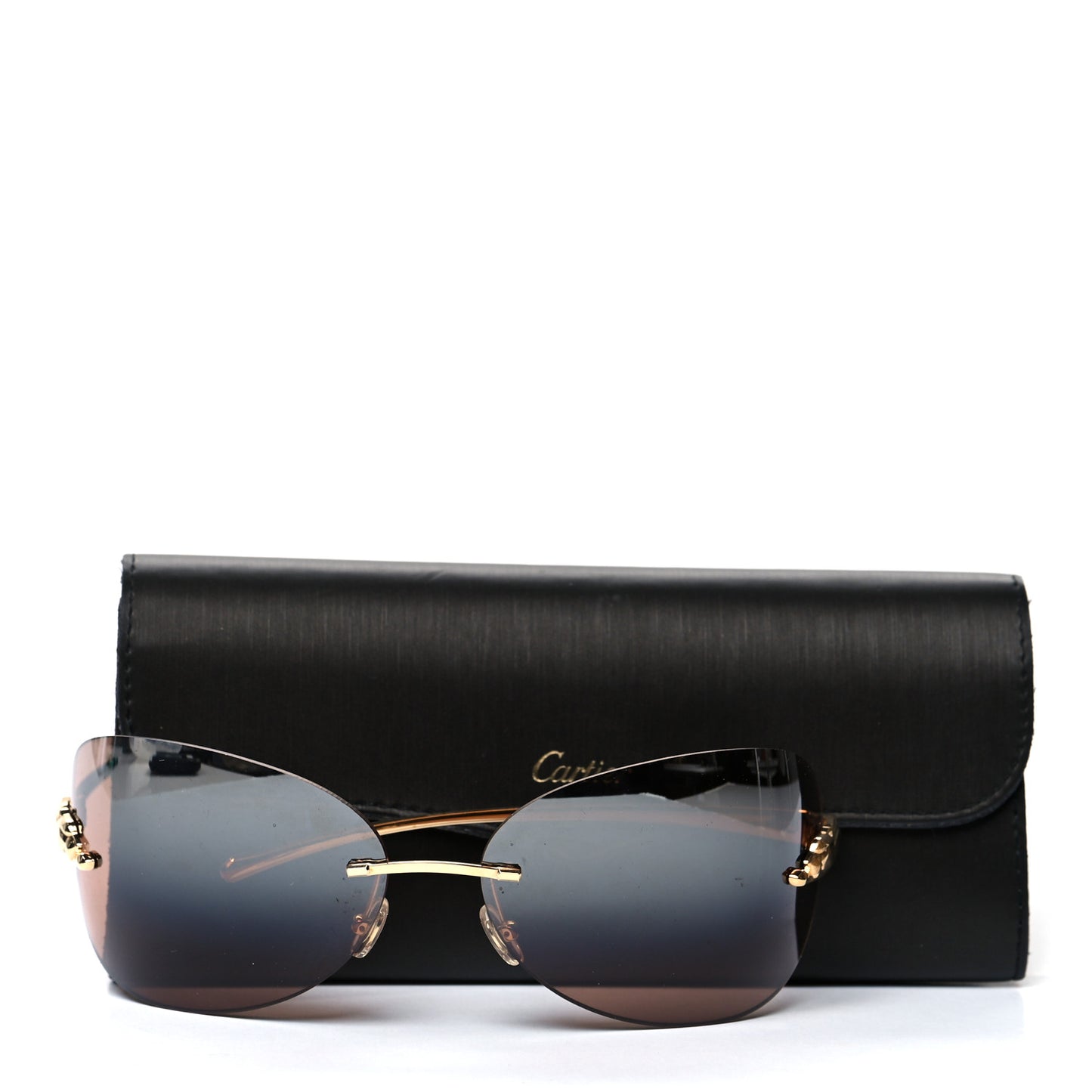 Panthere De Cartier Sunglasses Gold