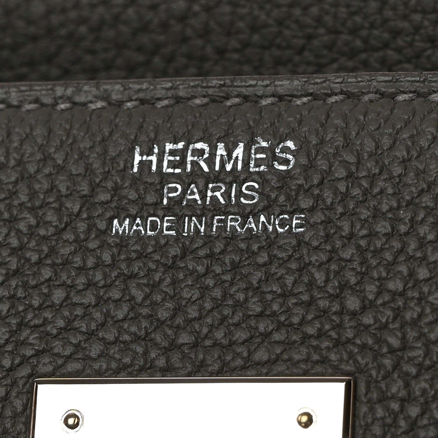 Hermes Togo BIRKIN 30 Gris Meyer 5 of 15