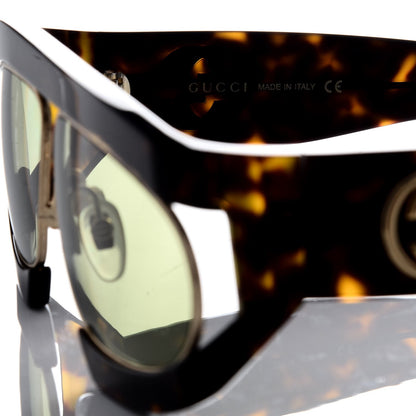 Gucci Oval Sunglasses GG0233S Tortoiseshell Gold 6 of 7