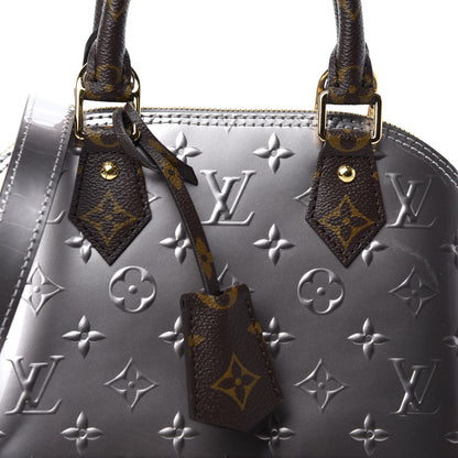 Louis Vuitton Vernis Monogram Alma BB Taupe Metallise 9 of 10