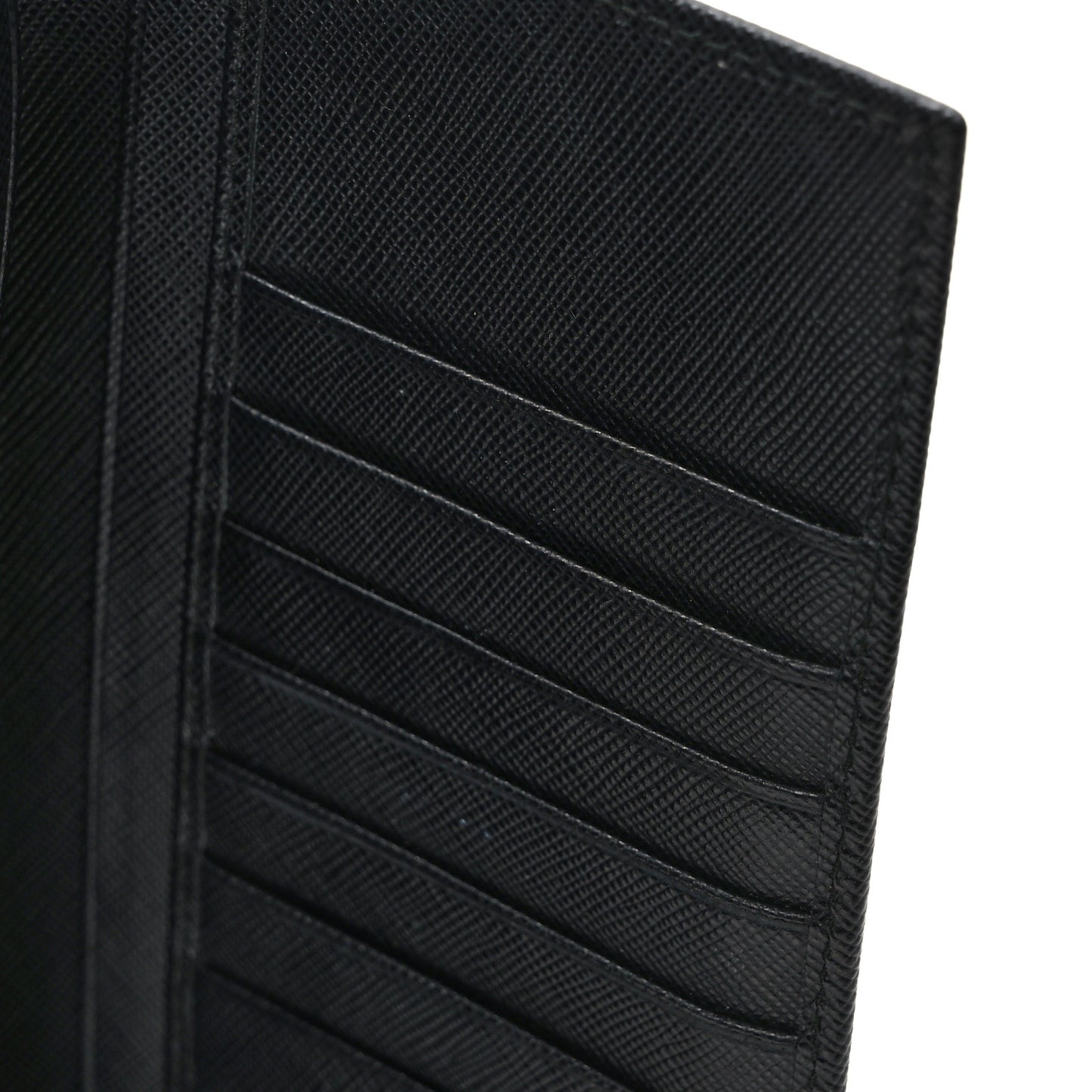 Saffiano Portfolio Wallet Black