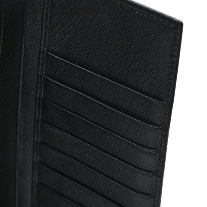 Prada Saffiano Portfolio Wallet Black 7 of 8