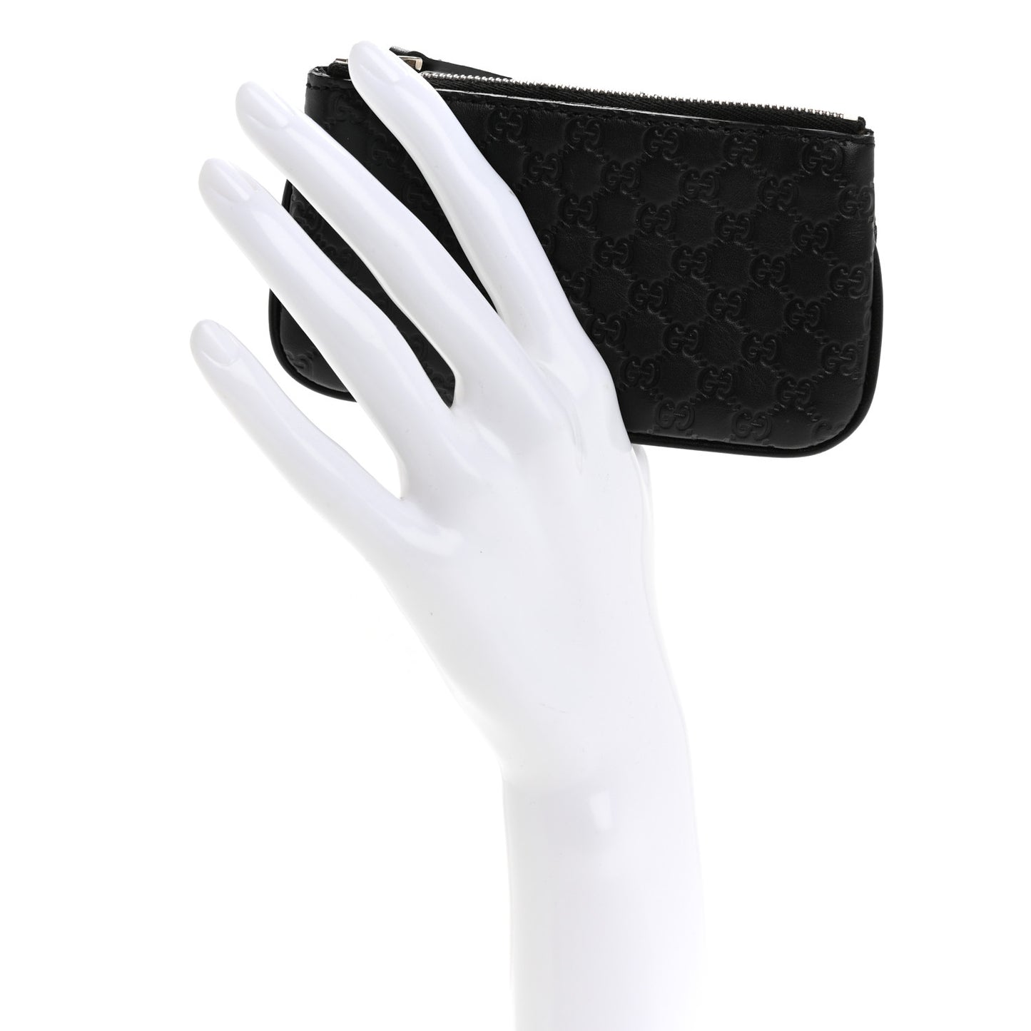 Microguccissima Key Ring Coin Case Black