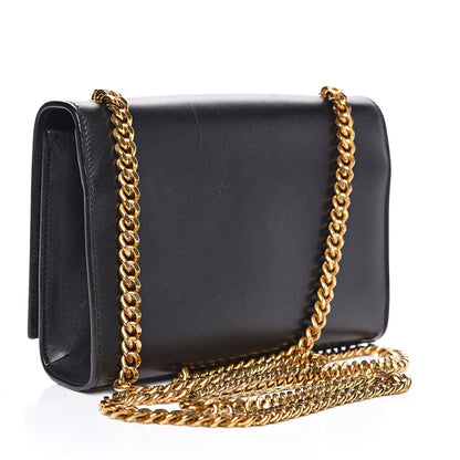 Saint Laurent Calfskin Small Classic Monogram Kate Tassel Satchel Black 3 of 15