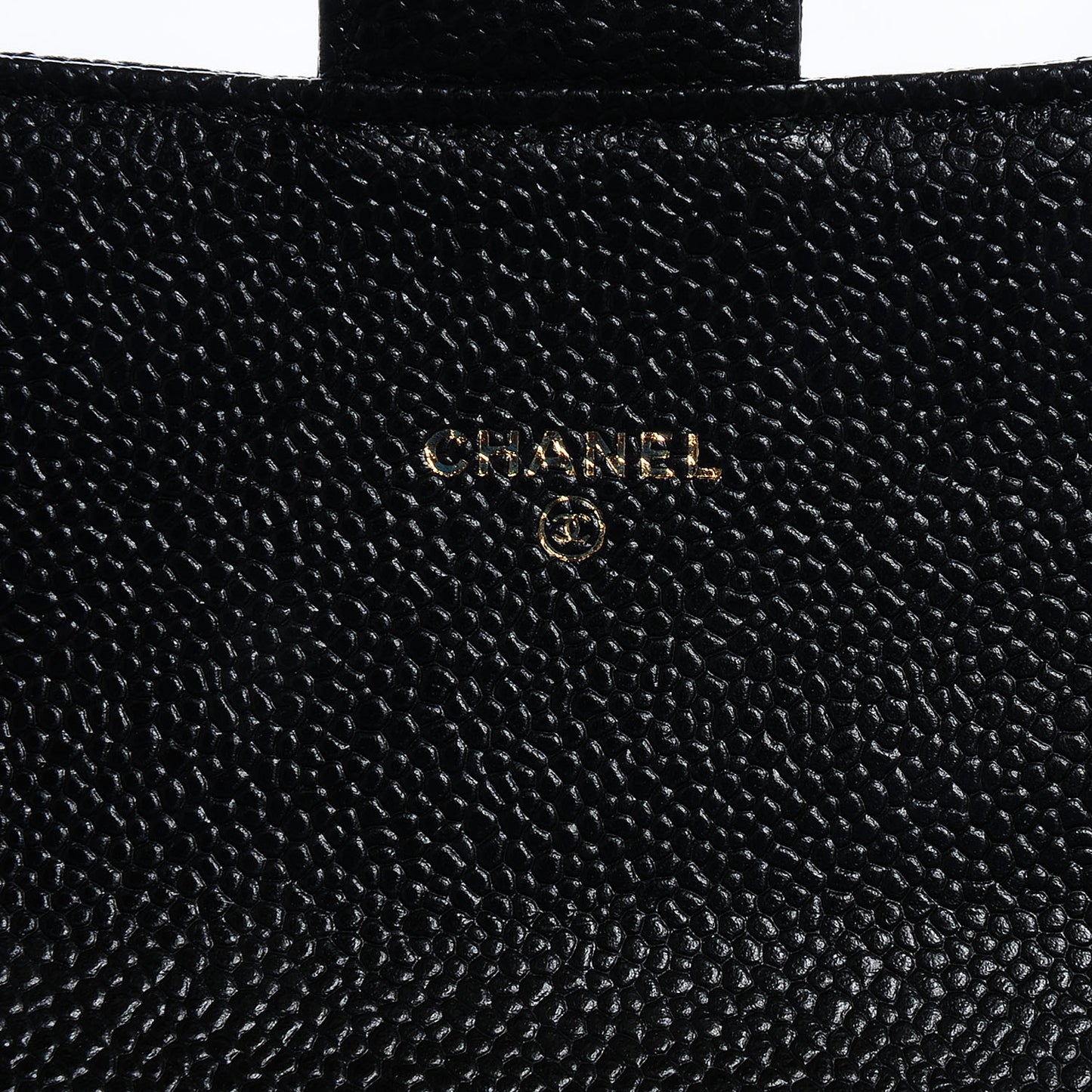 Caviar Quilted Travel Wallet Black