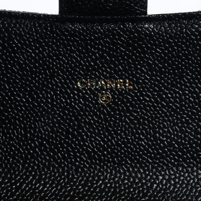 Chanel Caviar Quilted Travel Wallet Black 6 of 8