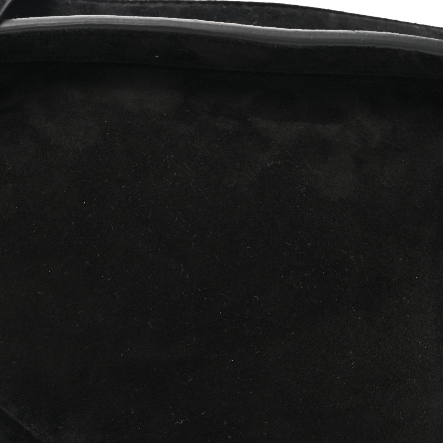 The Row Suede Small Slouchy Banana Bag Black 8 of 12