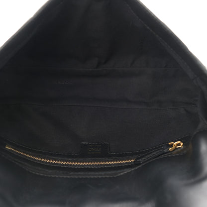 Fendi Nappa FF 1974 Embossed Baguette Black 5 of 10