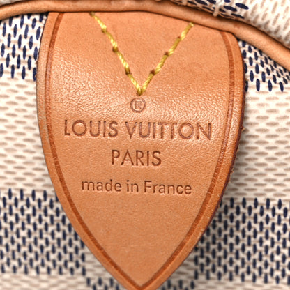 Louis Vuitton Damier Azur Speedy 30 6 of 10
