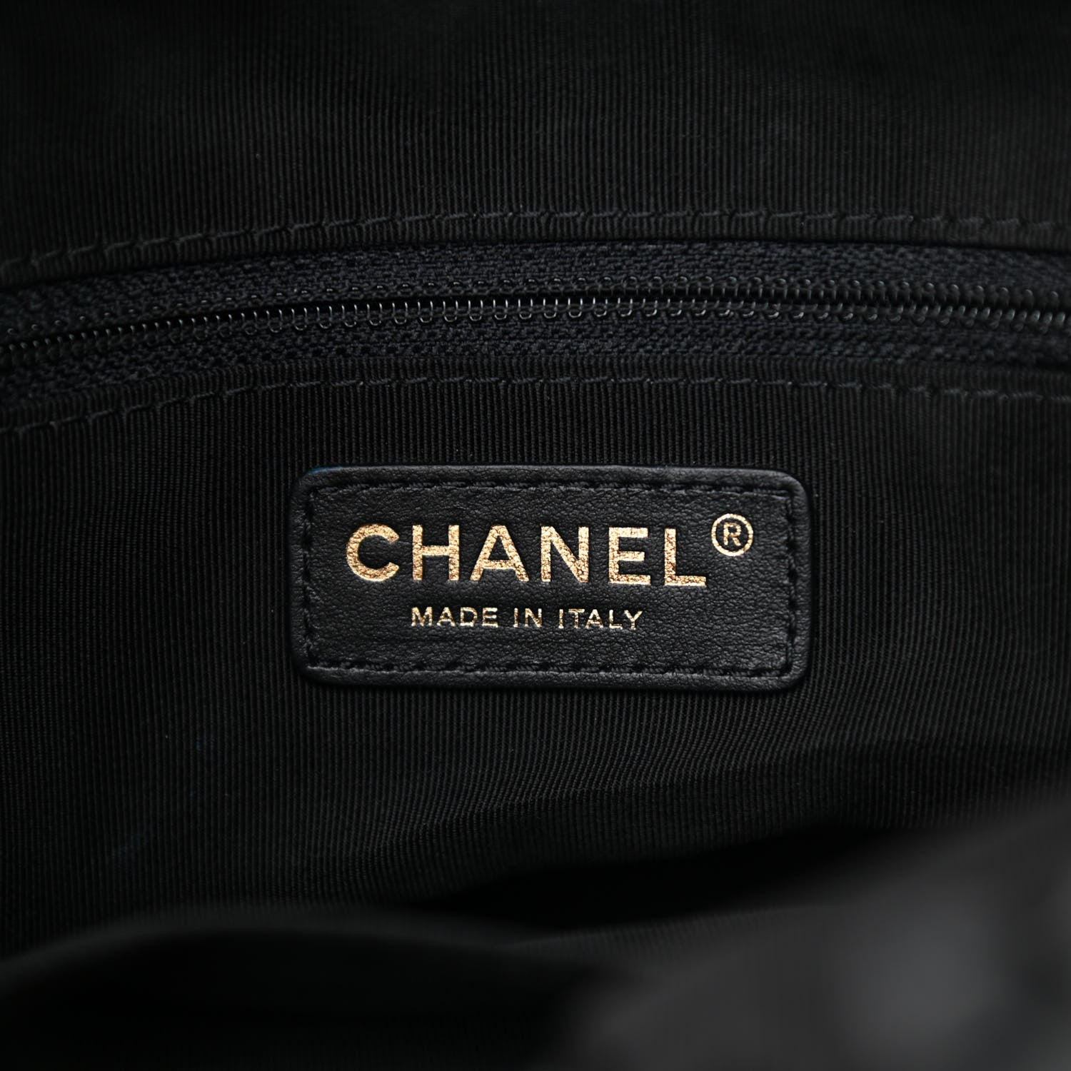 Chanel Lambskin Quilted Small Drawstring Shopping Bag Black 6 of 11