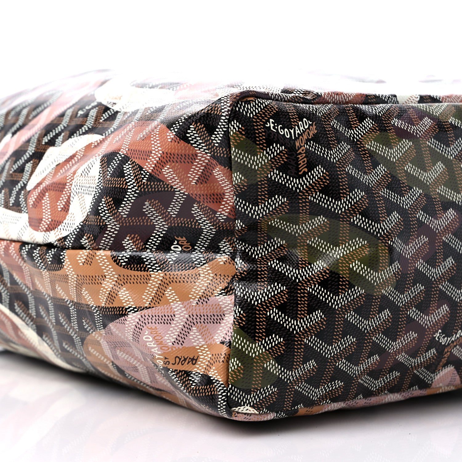Goyard Goyardine Saint Louis Lettres Camouflage PM Black Pink Multicolor 9 of 10