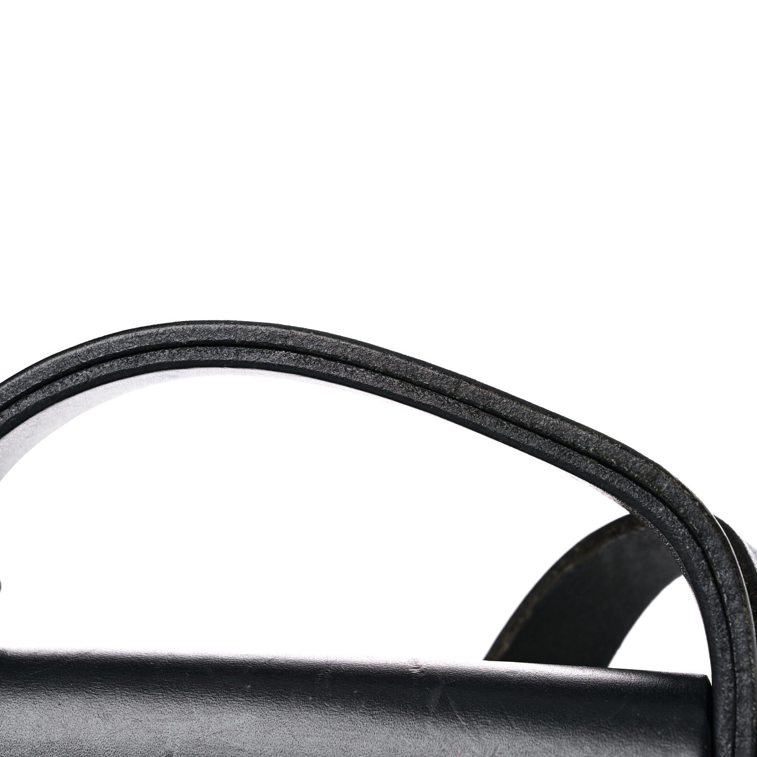 Hermes Toile Vache Calfskin Herbag 39 MM Black 23 of 28