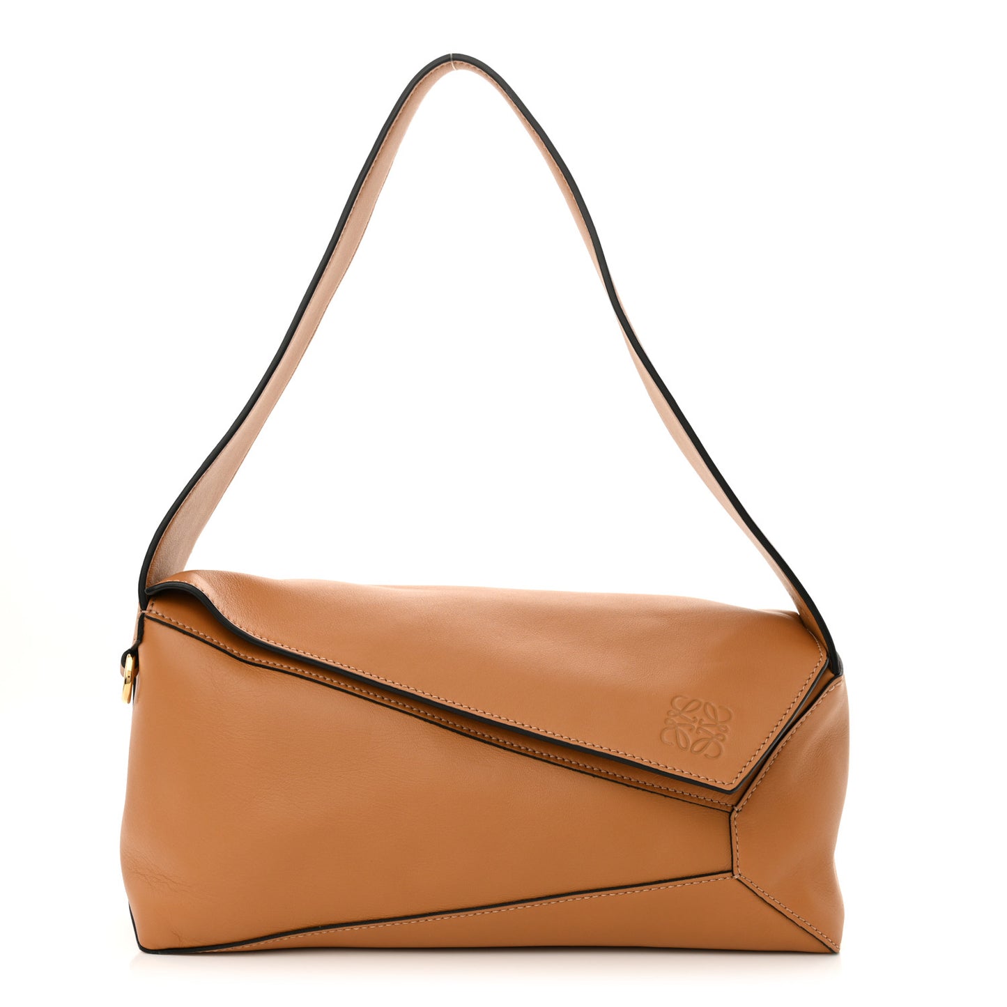 Calfskin Puzzle Hobo Warm Desert