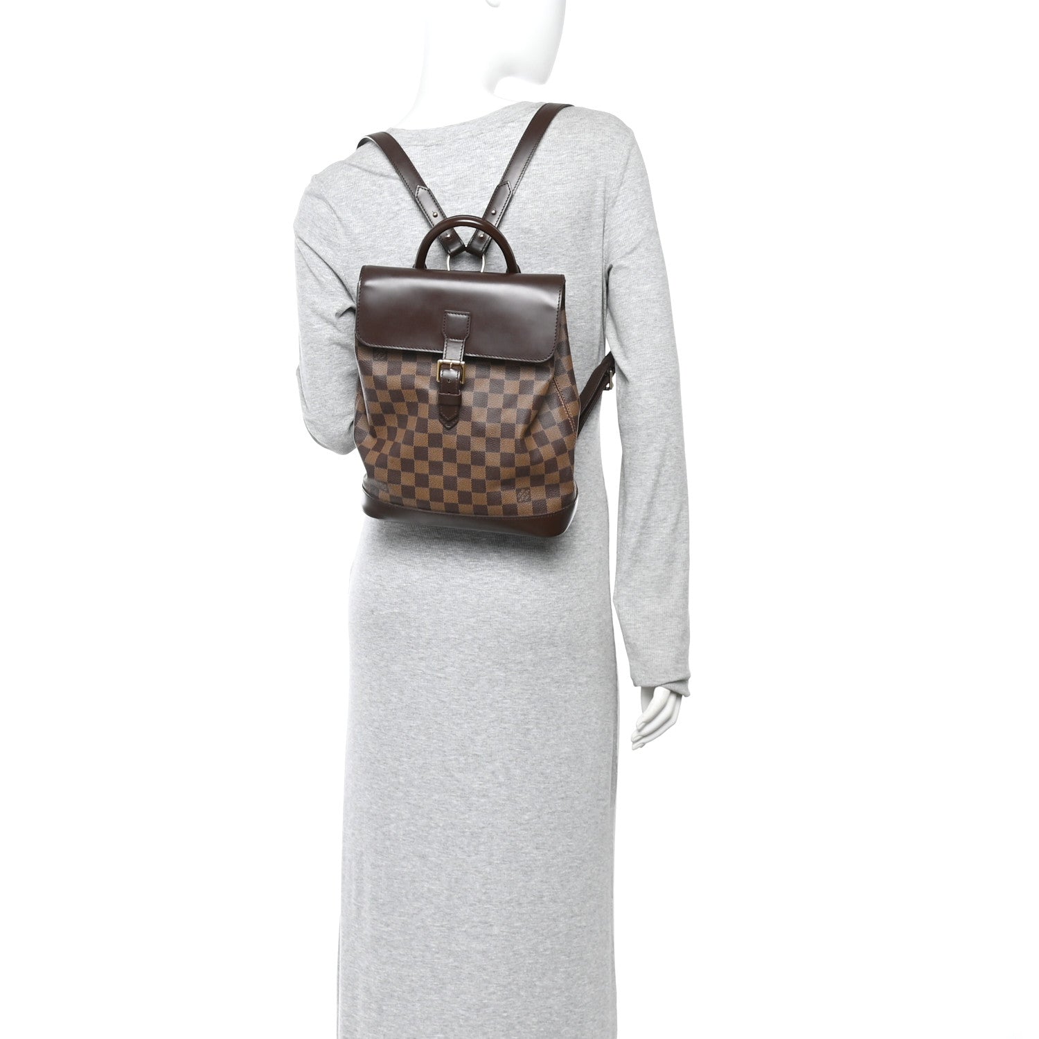 Louis Vuitton Damier Ebene Soho Backpack