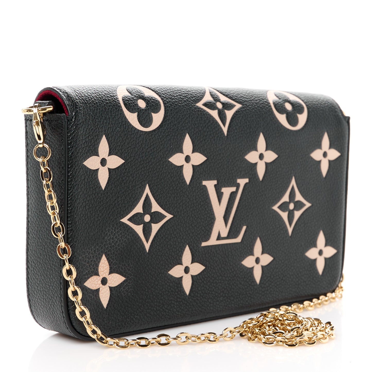 Empreinte Monogram Giant Felicie Pochette Black Beige
