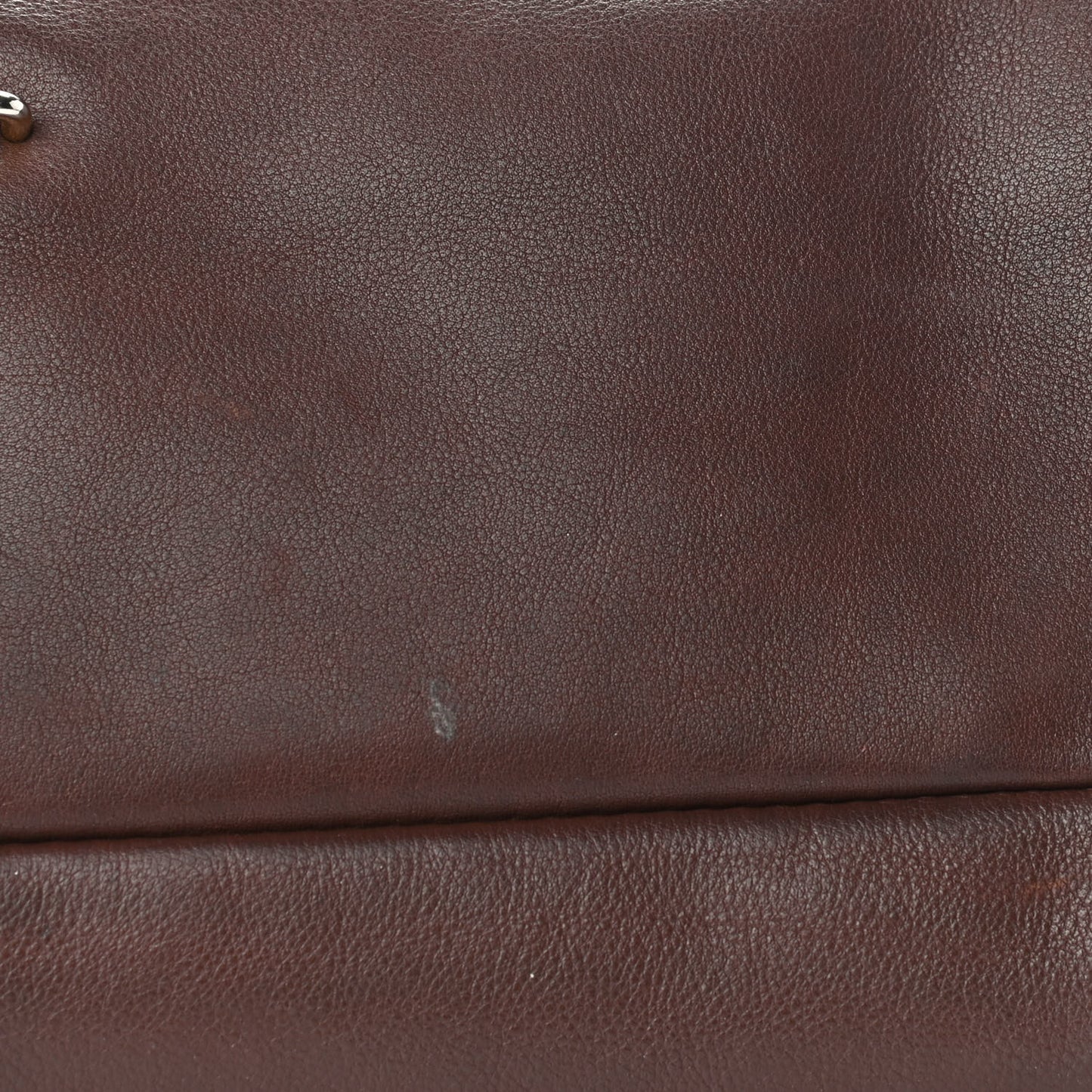 Soft Calfskin House Check Big Crush Tote Brown Ochre