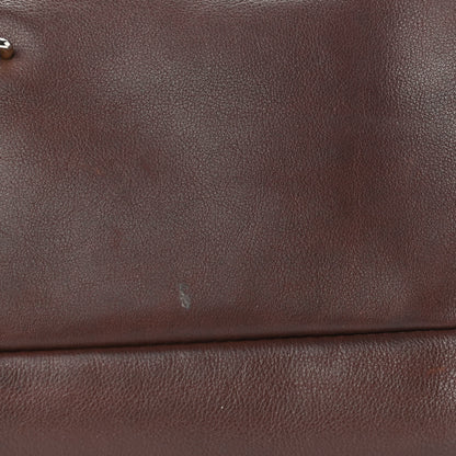 Burberry Soft Calfskin House Check Big Crush Tote Brown Ochre 12 of 21