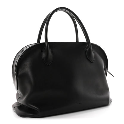The Row Polished Saddle Calfskin Agnes 12 Black 3 of 9