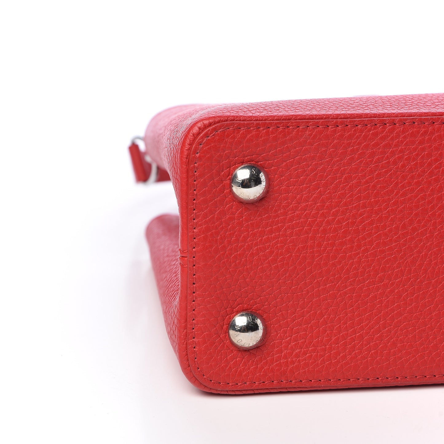 Taurillon Capucines PM Rubis