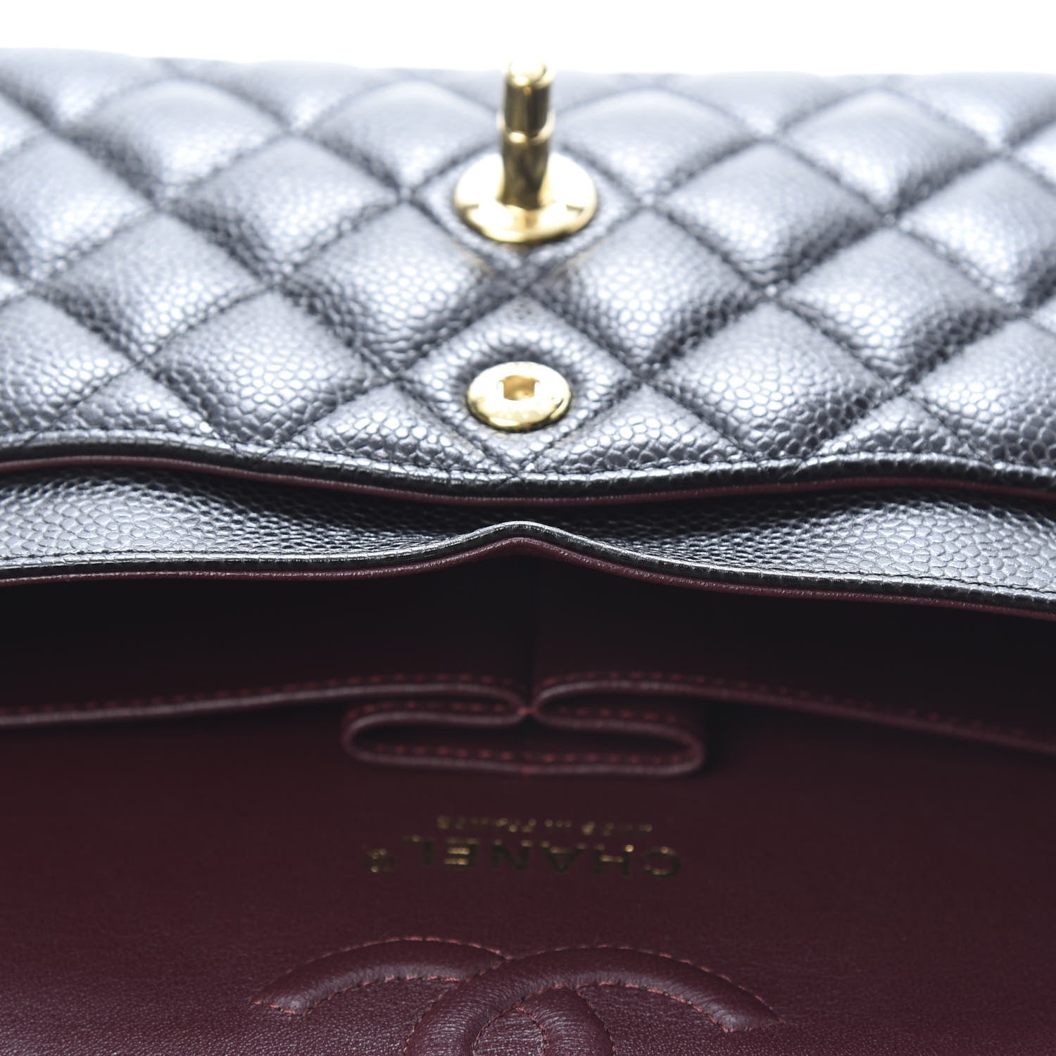 Chanel Caviar Quilted Small Double Flap Black 14 of 15
