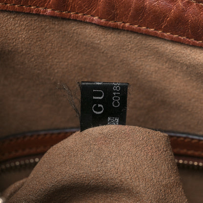 Gucci GG Supreme Monogram Linea A Hobo Brown 8 of 11