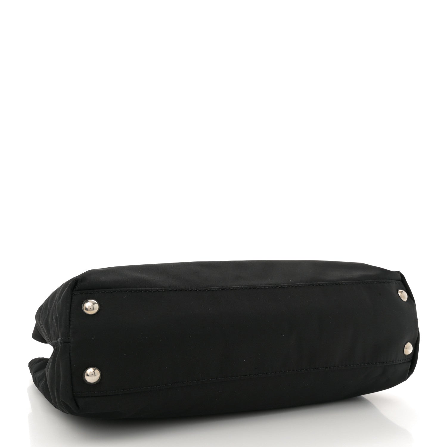 Prada Tessuto Nylon Saffiano Tote Black 4 of 10