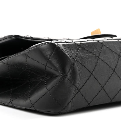 Chanel Aged Calfskin Quilted 2.55 Reissue 225 Flap Black 9 of 10