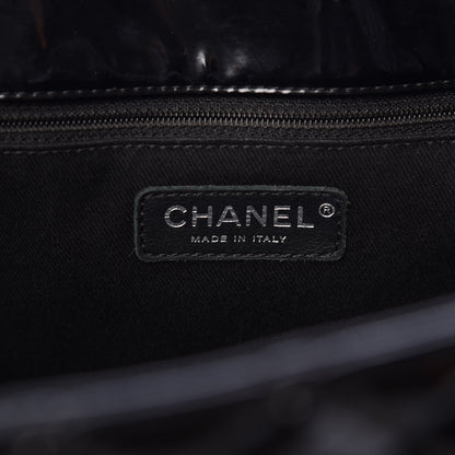Chanel Vinyl Quilted Large In The Business Tote Black 6 of 8