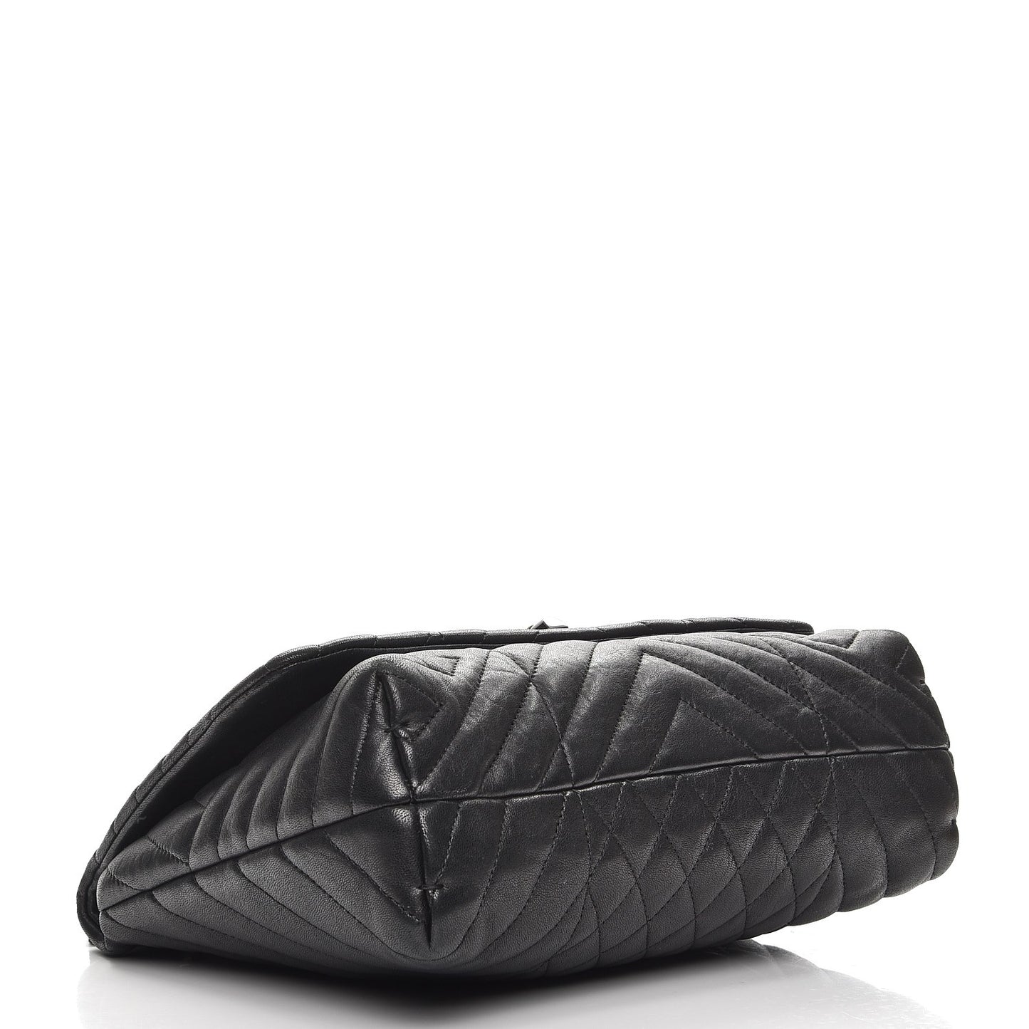 Lambskin Quilted Medium Happy Shoulder Bag Black