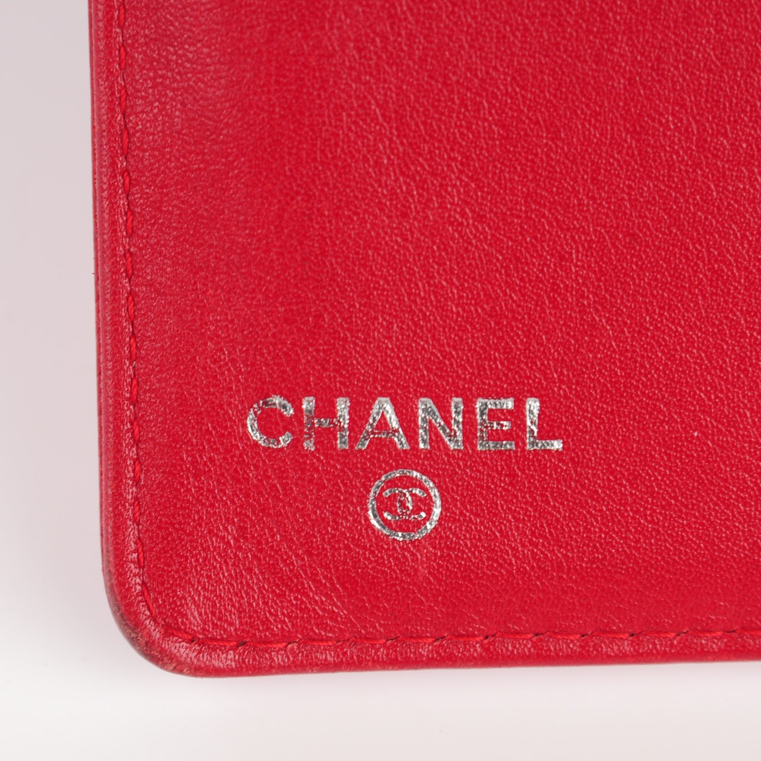 Chanel Caviar Timeless CC Yen Wallet Red 6 of 8