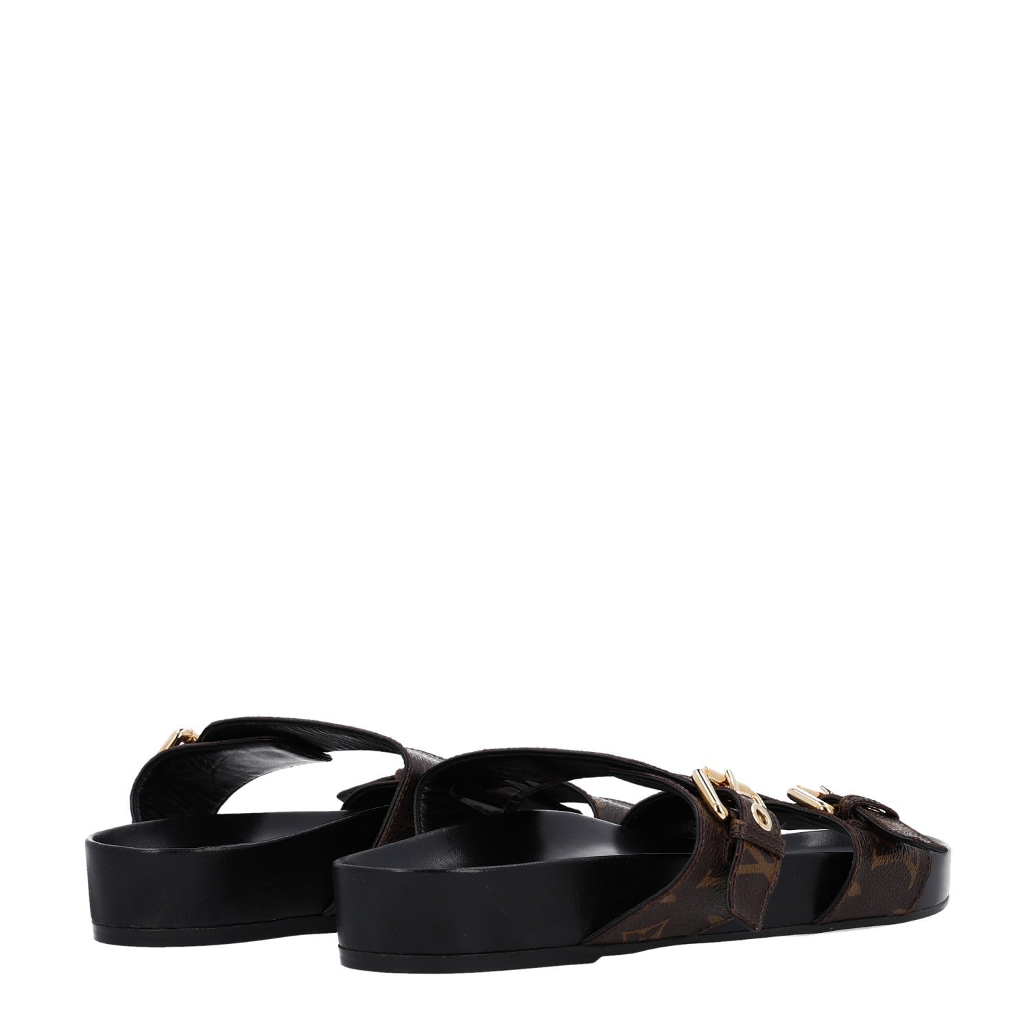 Louis Vuitton Monogram Bom Dia Mule Sandals 40 Black 5 of 11