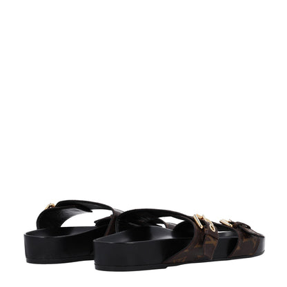 Louis Vuitton Monogram Bom Dia Mule Sandals 40 Black 5 of 11