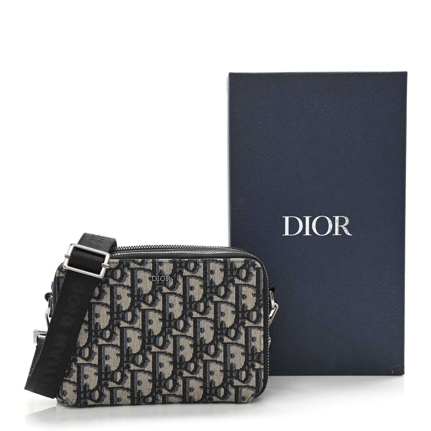 Oblique Pouch Navy Blue