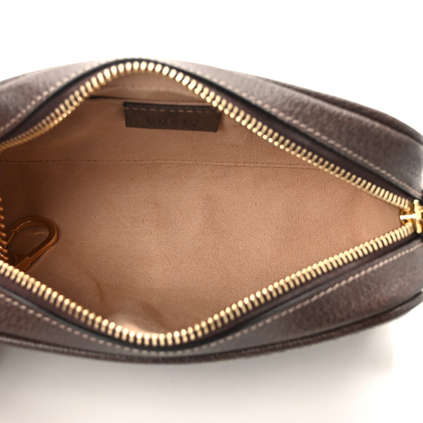 GG Supreme Monogram Web Mini Ophidia Shoulder Bag Brown