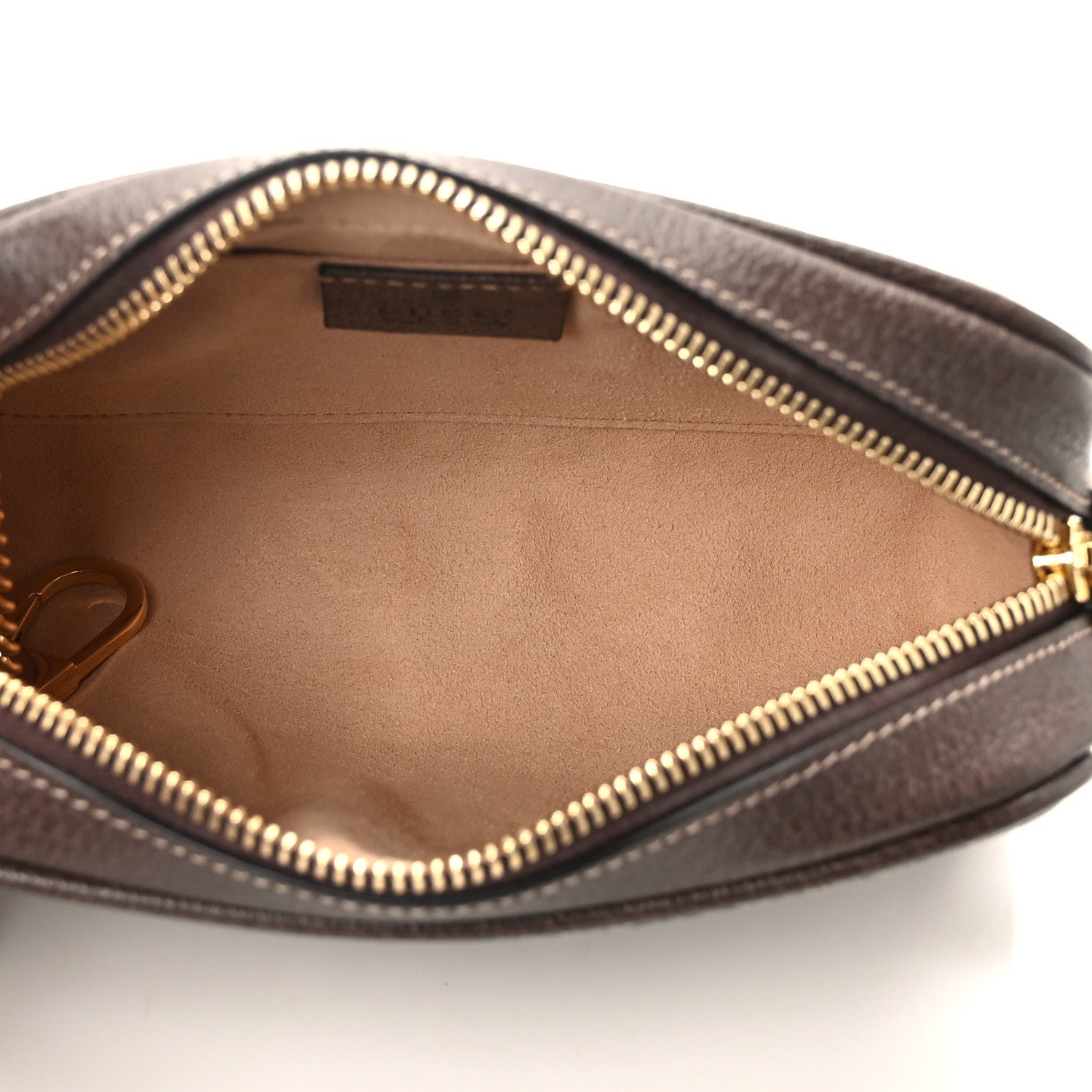 Gucci GG Supreme Monogram Web Mini Ophidia Shoulder Bag Brown 4 of 12