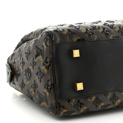 Louis Vuitton Monogram Sequins Eclipse Speedy 28 Black 8 of 9