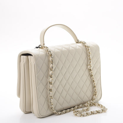 Chanel Lambskin Quilted Medium Citizen Chic Flap Ivory 4 of 10