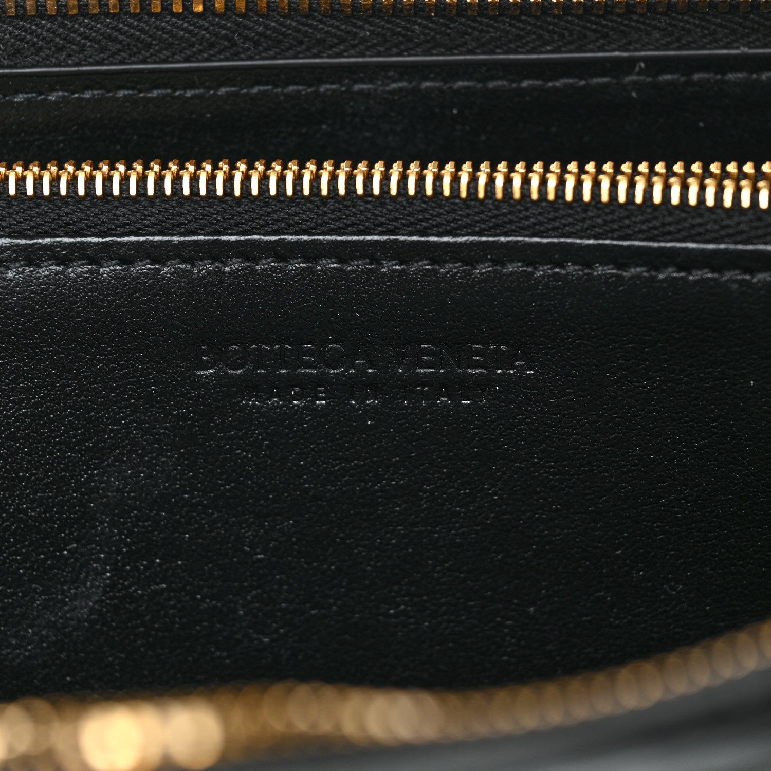 Bottega Veneta Grained Calfskin Maxi Intrecciato Zip Around Wallet Black 6 of 8