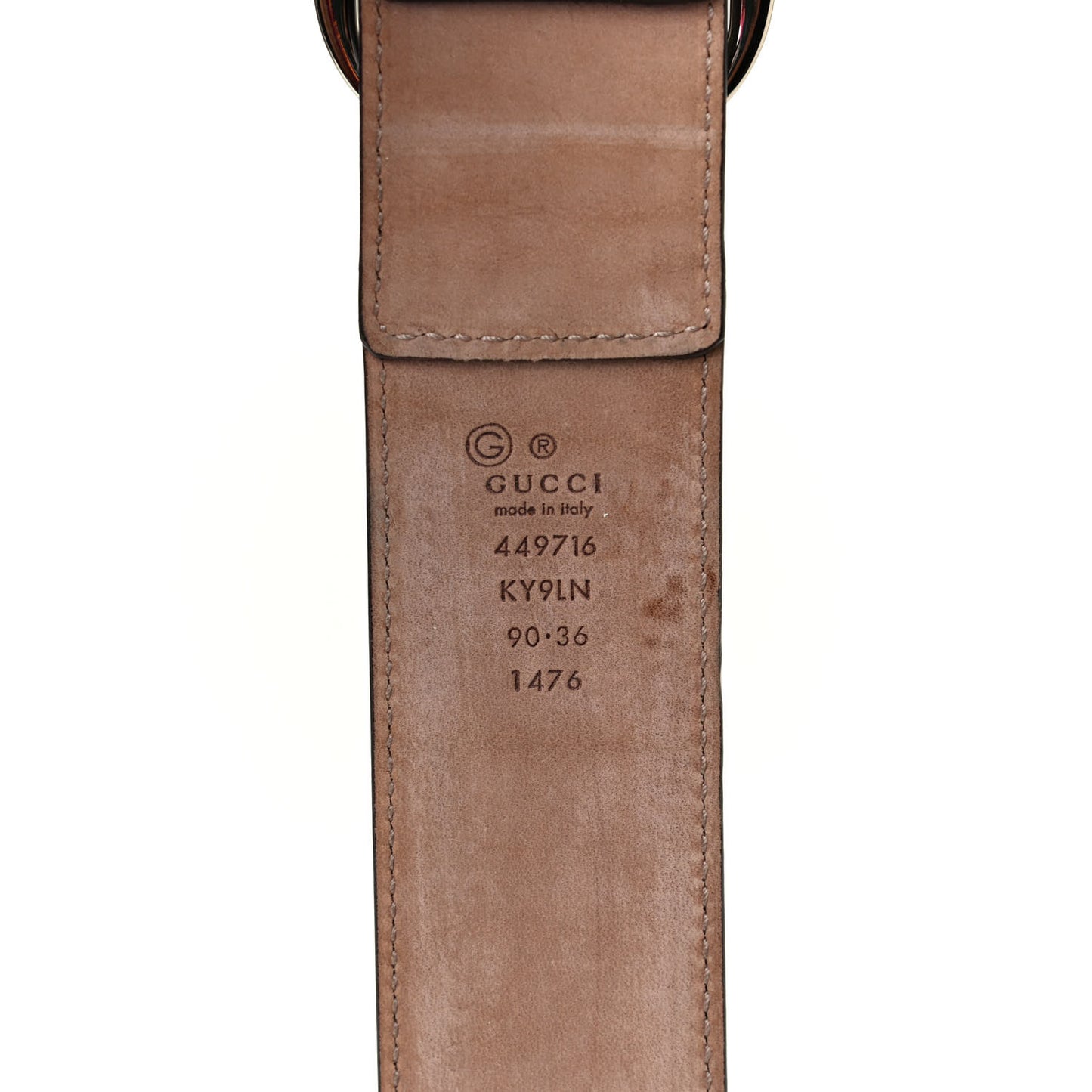 Monogram Dollar Calfskin 40mm Belt 90 36 Beige Ebony Testa di Moro
