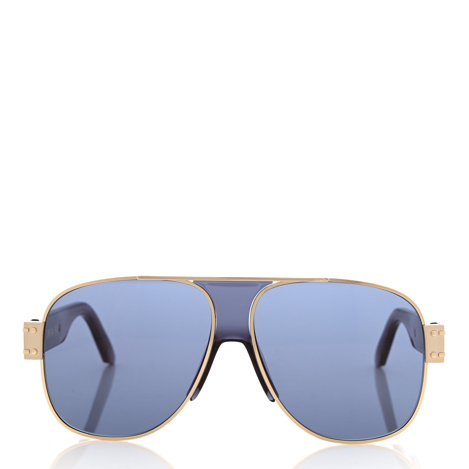 Christian Dior Diorsignature A3U Sunglasses Gold Blue 2 of 5