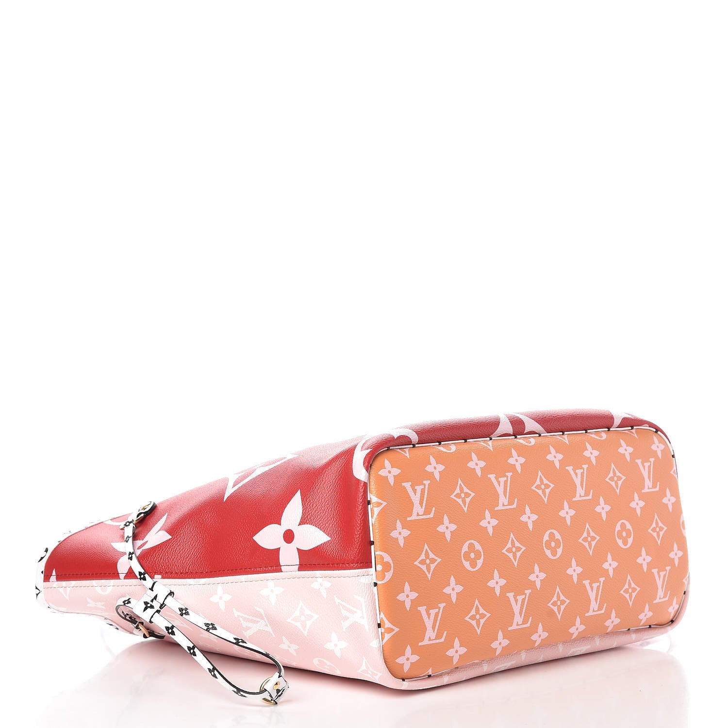 Louis Vuitton Monogram Giant Neverfull MM Rouge 8 of 10