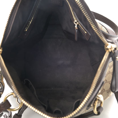 Gucci Monogram Medium Top Handle Bag Brown 5 of 14