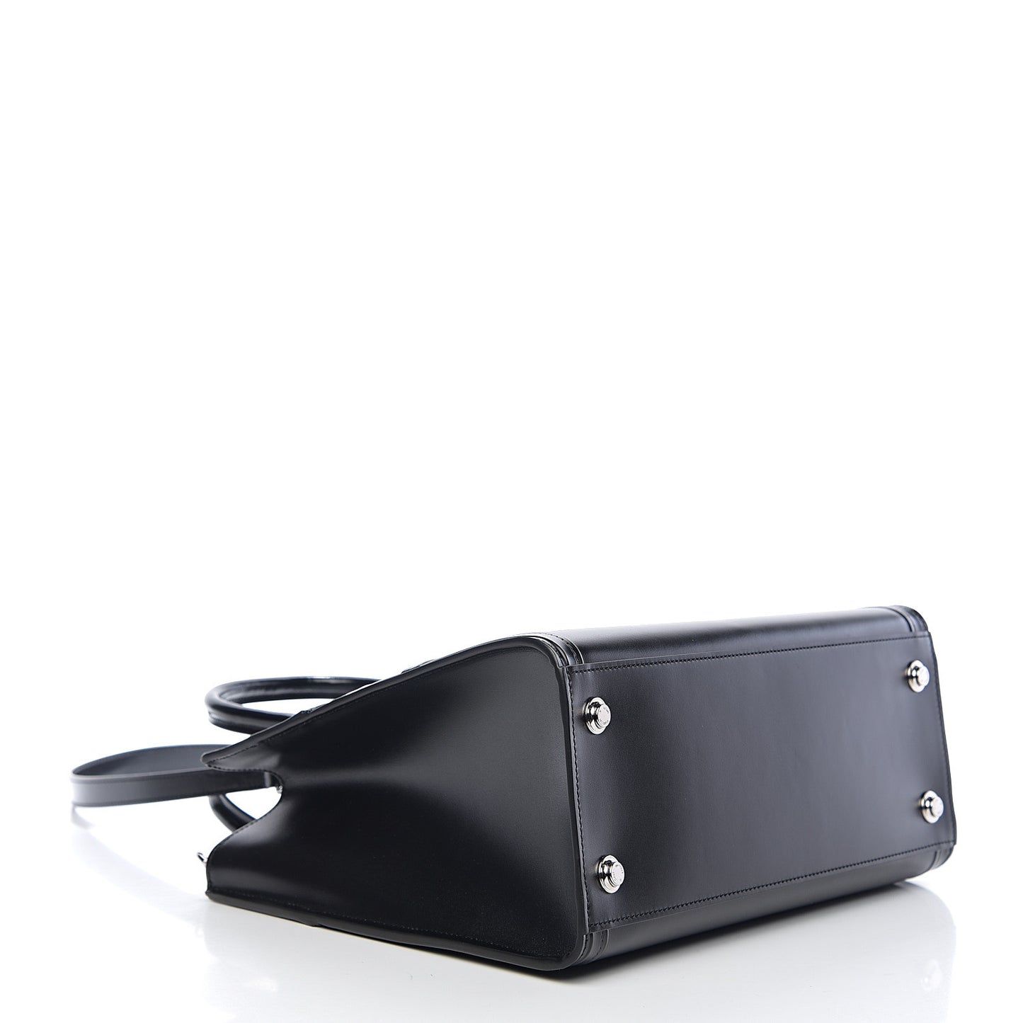 Calfskin Embossed Steamer MM Black
