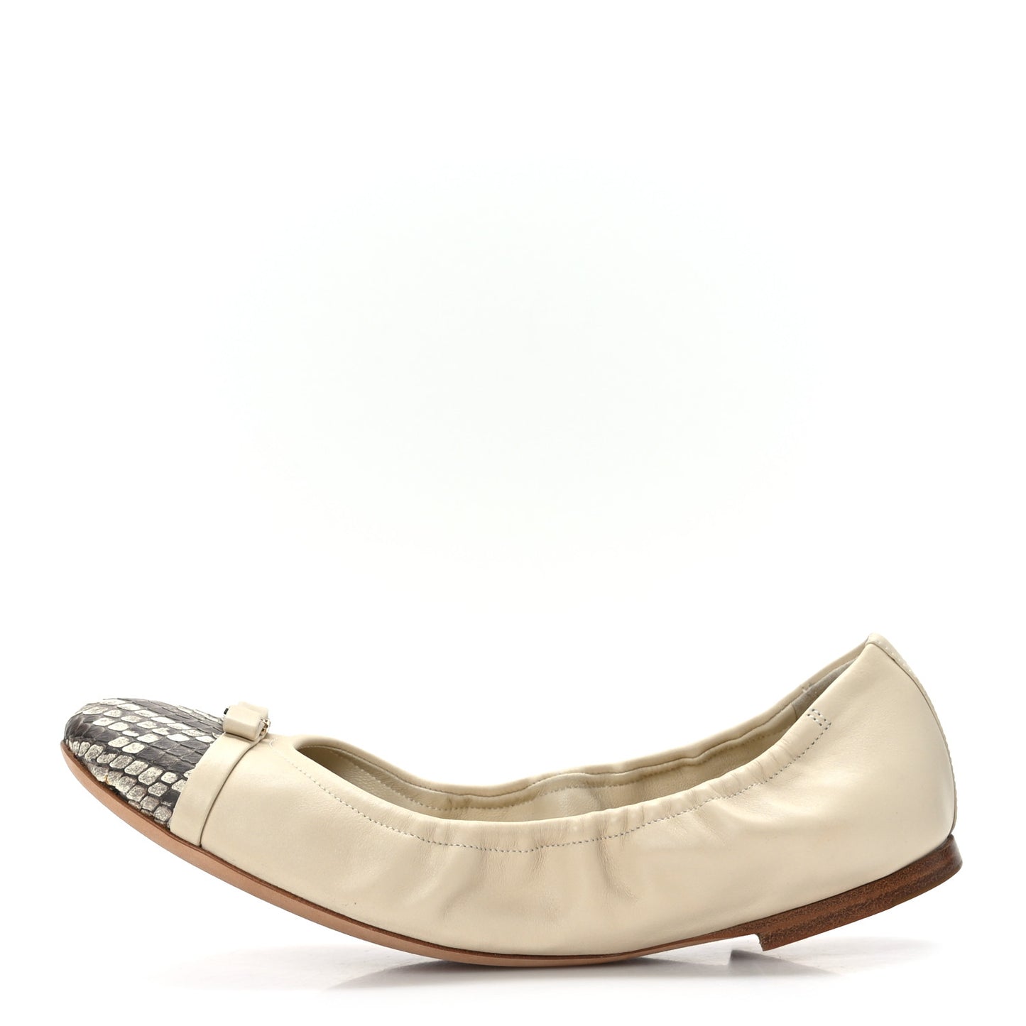 Snakeskin Nappa Elba Ballet Flats 39