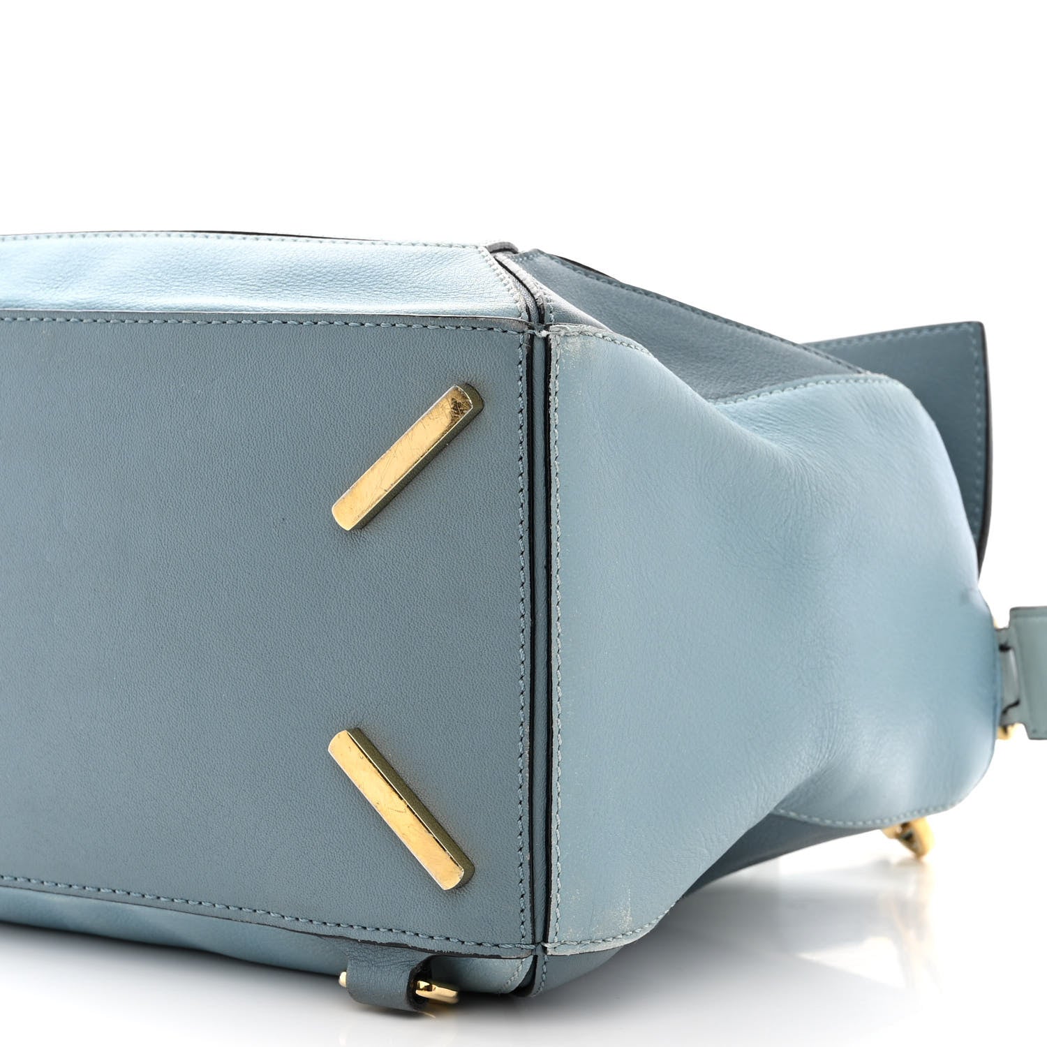 Loewe Calfskin Medium Puzzle Bag Aqua 11 of 20